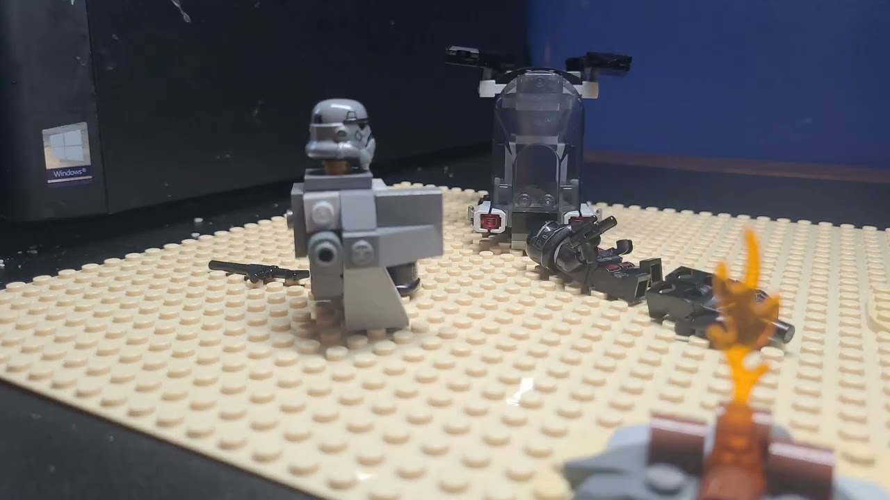 Almost got killed but saved from the power Armour (Fallout stopmotion )