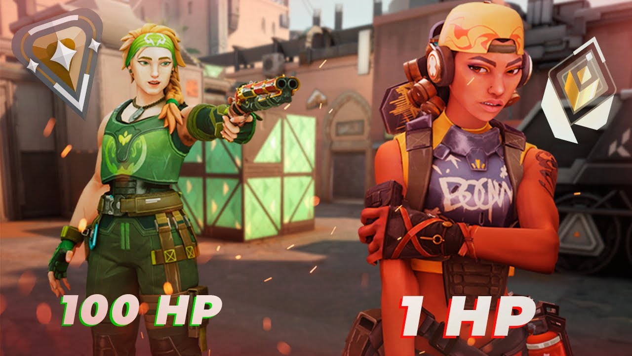 Valorant: 2 Радианта с 1 hp против 2 Бронз