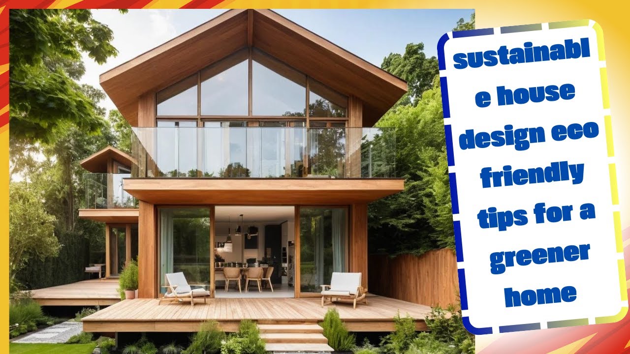 sustainable house design eco friendly tips for a greener home - YouTube
