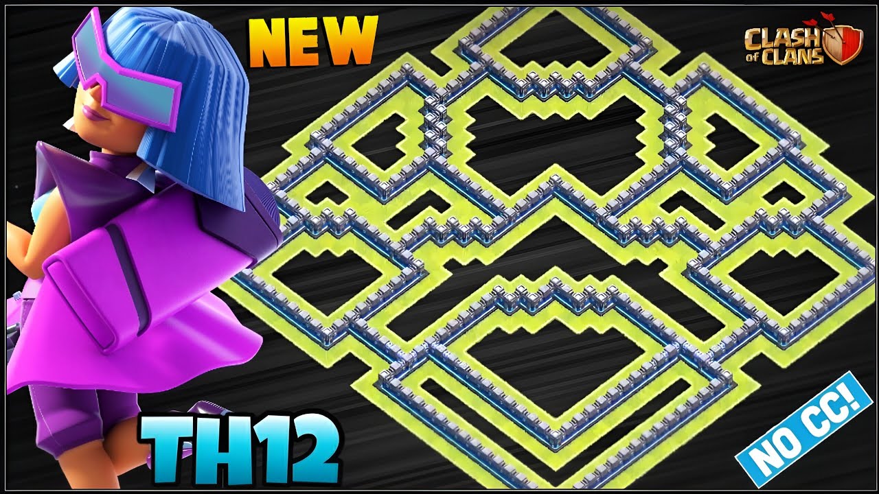 NEW TOWN HALL 12 Farming/Trophy Base *UPDATED* 2025 TH12 Hybrid