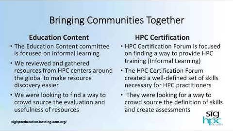 Engaging Communities to Build HPC Certification: Lessons Learned