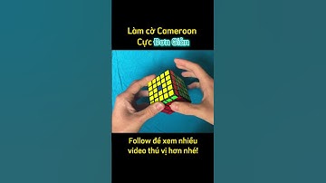 Làm CỜ “cameroon” CỰC ĐƠN GIẢN trên Rubik | Hải Muối Rubik #shorts