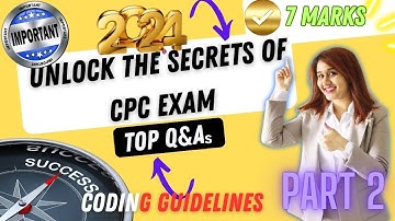 CODING GUIDELINES for CPC EXAM | Medical Coding