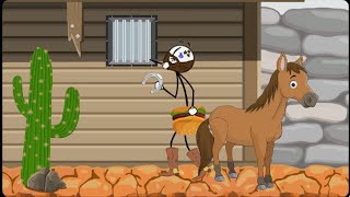 Stickman: Western Jail Escape Animation Story | Full Gameplay(by_OutApps Family) Android/ios. screenshot 5