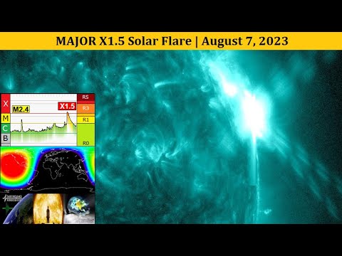 Major X1.5 Solar Flare | August 7, 2023
