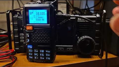 Quansheng UV 5R Plus - decode FT8 on HF band with WSJT-X software. Unofficial firmware IJV