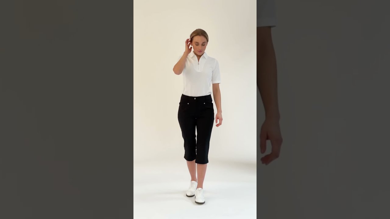 Daily Sports Lyric Black City Capri