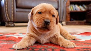 Puppies First Time Exploring The Living Room!!