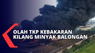 Gelar Olah Tkp Kabareskrim Pimpin Penyelidikan Kebakaran Kilang Minyak Pertamina Balongan