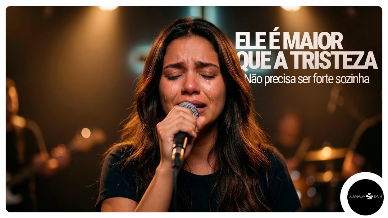 Deus CURA toda tristeza! - Inspirado Aline Barros | Louvor Gospel - Momentos Difíceis