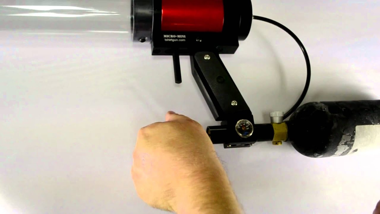 MIcro Mini Tshirt Launcher Regulator Adjustment YouTube