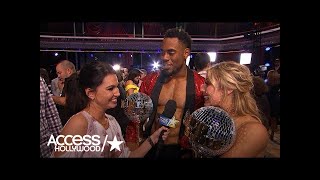 'DWTS': Rashad Jennings \& Emma Slater On Winning The Mirrorball Trophy | Access Hollywood