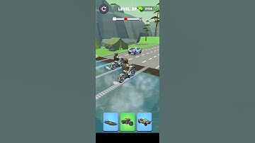 Shape Transform: Army Vehicle Level 028 Funny Race Gameplay #shapetransform #armyvehicle  #shorts