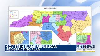 Democratic Gov. Josh Stein slams Republican redistricting plan