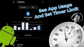 See App Usage and Set Timer Limits on Android Phone screenshot 3