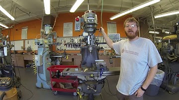 (8) Bridgeport Milling Machine - Quill Stop