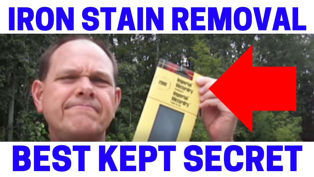 How To Remove Iron Rust Stains On Porcelain With No Cleaners