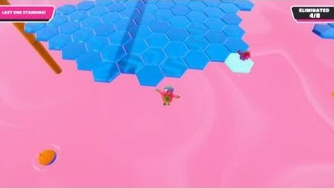 Fall Guys: Jump button input failure bug on hexagon