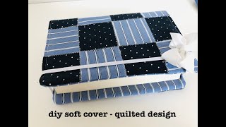 DIY soft cover for books or journals (sewing) / Buchumschlag nähen * Miss Bee * screenshot 1