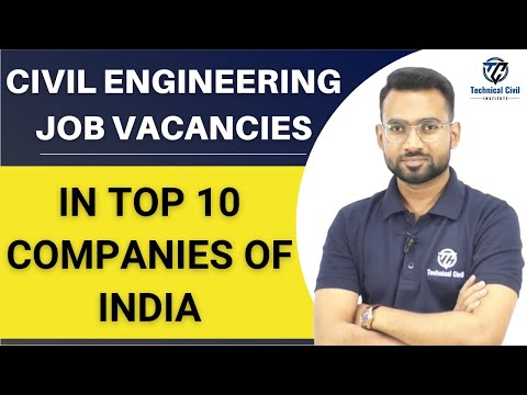 Job Vacancies for Civil Engineers in top 10 companies of India | #tcjobs | #technicalcivil