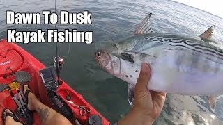 Dawn To Dusk Multi-Species Kayak Fishing | Fall Run Fishing in NY!