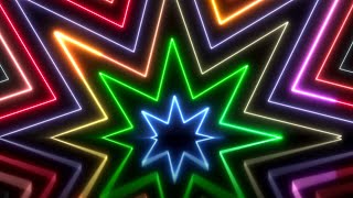 Glowing Neon Lights | Looped animation #background #stage #light #vj
