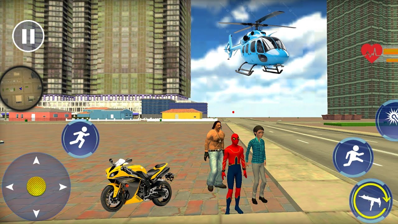 Flying Spider-man _ Hero Man Android Games _3D Game's Play part 3
