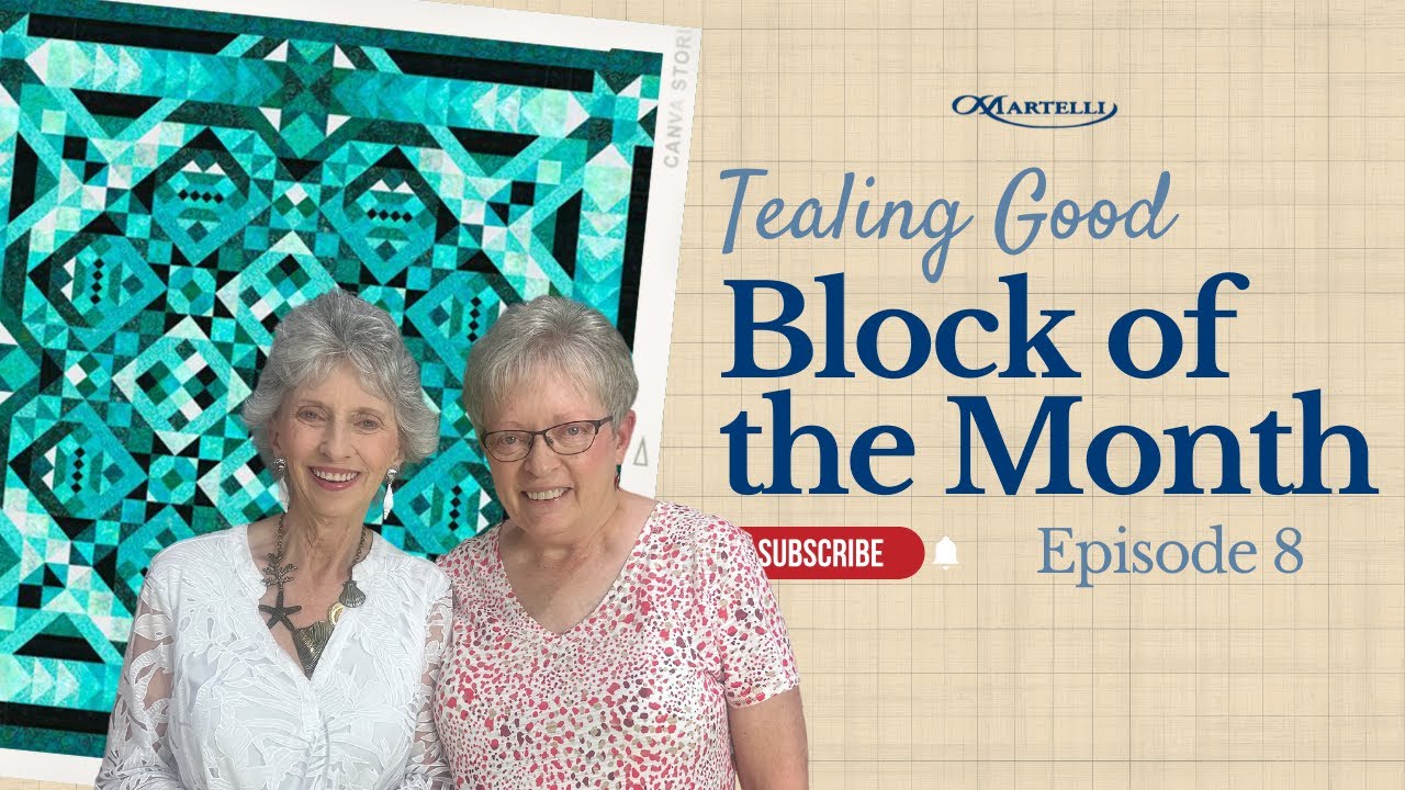 Tealing Good Pattern Block of the Month: Tealing Good Episode 8 - YouTube