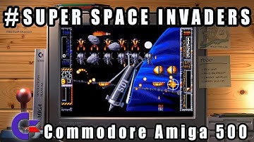 Super Space Invaders - Commodore Amiga 500 Gameplay Demo