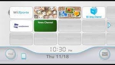 My wii menu (dolphin)