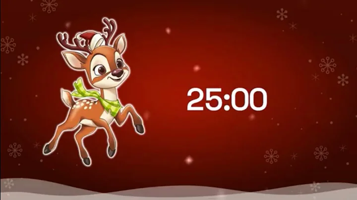 FOCUS! 🔔 60-Minute Christmas Pomodoro Timer (25-5 Method) | Festive Holiday Study/Work Music