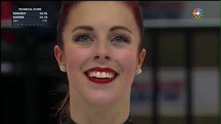 Ashley Wagner (USA) - Bronze Medal - Ladies’ Short Program - 2016 US Championships - NBC