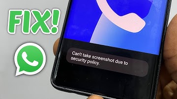 How to FIX Can’t take screenshot due to security policy on WhatsApp - 2025 NEW METHOD