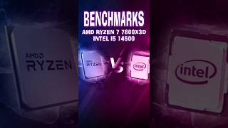 Intel Core i5 14500 vs AMD Ryzen 7 7800X3D  #benchmark #cpu #amdvsintel