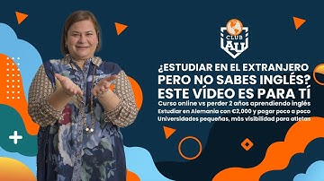 ¿ESTUDIAR EN EL EXTRANJERO PERO NO SABES INGÉS? Éste Vídeo es para Tí !
