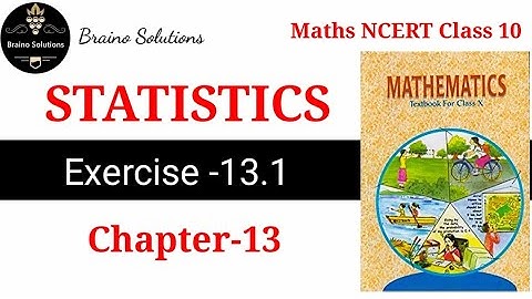 Statistics I Class 10 I Ex 13.1 I Chapter 13 I NCERT I CBSE I