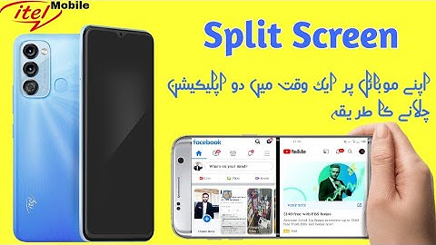 How to Split Screen in itel | Split Screen in itel | itel Mobile