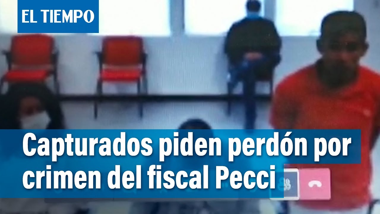 Capturados por crimen del fiscal Pecci piden perdón en audiencia | El ...