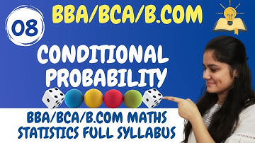 Introduction to Conditional Probability|Chapter Probability|BBA|BCA|B.COM|Dream Maths