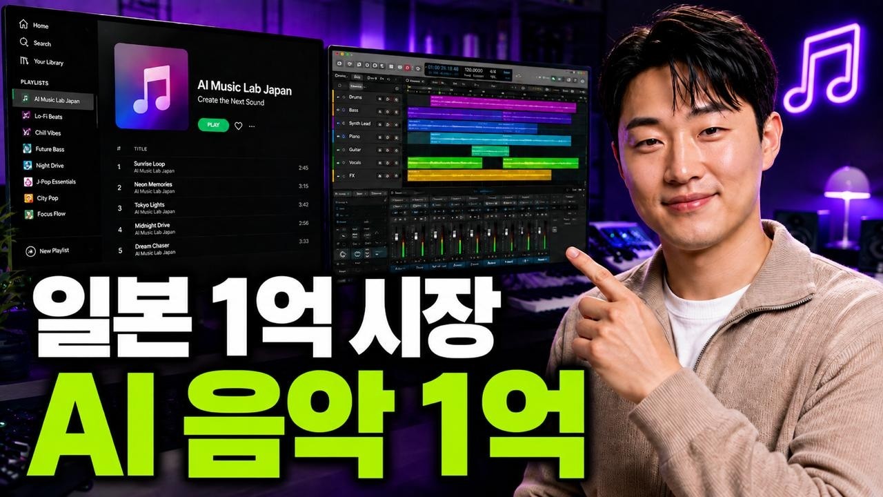 음악 1도 몰라도 플레이리스트 채널로 첫 수익터뜨리기