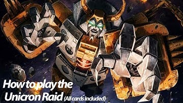 How to play the Unicron Raid! (ALL CARDS INCLUDED!)