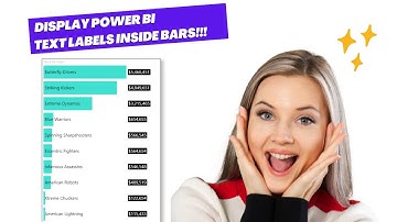 DISPLAY TEXT LABELS INSIDE BARS IN YOUR #powerbi REPORTS!!