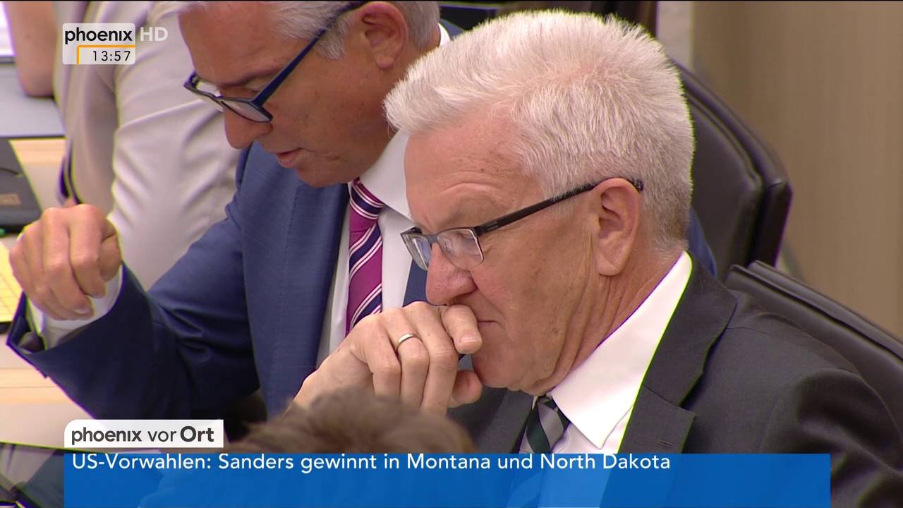 Baden-Würtemberg: Aussprache zur Regierungserklärung von Winfried Kretschmann am 08.06.2016