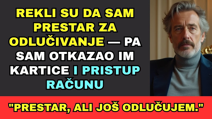 Rekli su da sam prestar za odlučivanje — pa sam otkazao im kartice i pristup računu