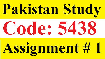 AIOU Solved Assignment No 1 Code 5438 Autumn 2020 | Best Baloch