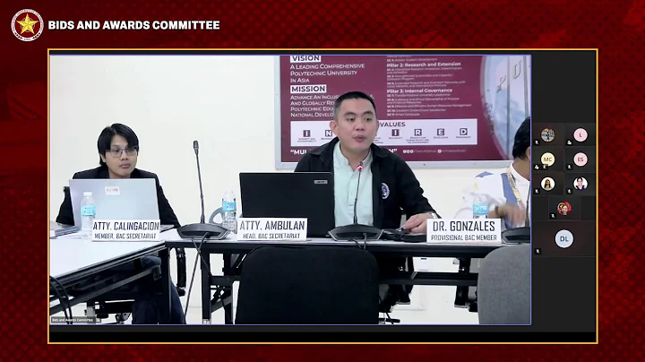 PUP - BAC Opening of Bids