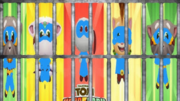 TALKING TOM HERO DASH -- ALL WATER COLOUR CHARACTER LOCK & UNLO0CK CLASSIC RUN MIRROR MODE