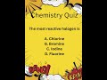 group 7 Elements of the periodic table
