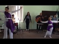 Medley,Hay una unción, Ven y toma el trono, Te exalto, A él sea la gloria, Alabanza y Panderos.