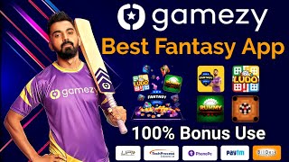 GAMEZY | BEST FEATURES FANTASY GAMING APP | HOW TO PLAY & USE GAMEZY APP IN HINDI screenshot 2